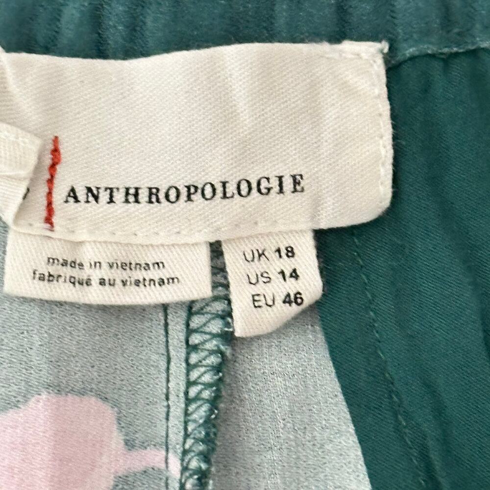 Anthropologie Breezy Printed Tropical Straight Pants (14) - Picture 14 of 16